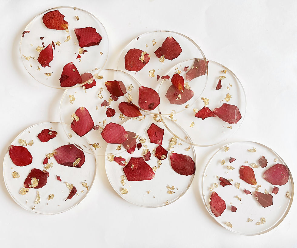 Thumbnail: Rose Coasters