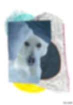Miniature : Le chien, collage original