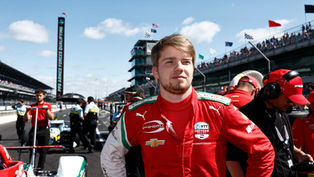 Shwartzman shines in “legendary” debut oval qualifying at Indy
