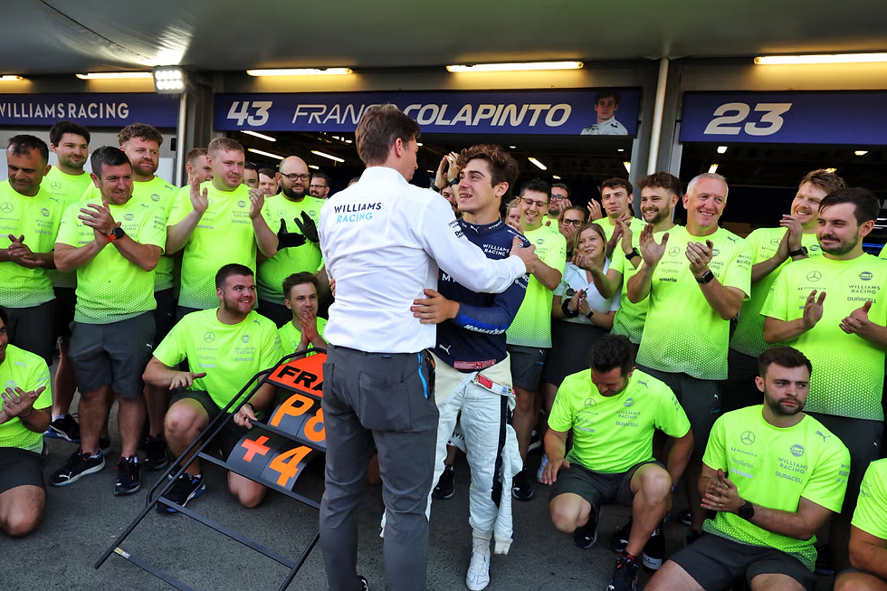 Colapinto scored his first points in Baku’s street circuit, one of the toughest venues on the calendar, on his second F1 race ever | Credit: Williams F1