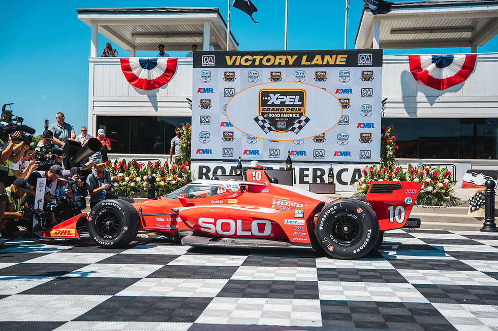Alex Palou's Solo car at Road America IndyCar