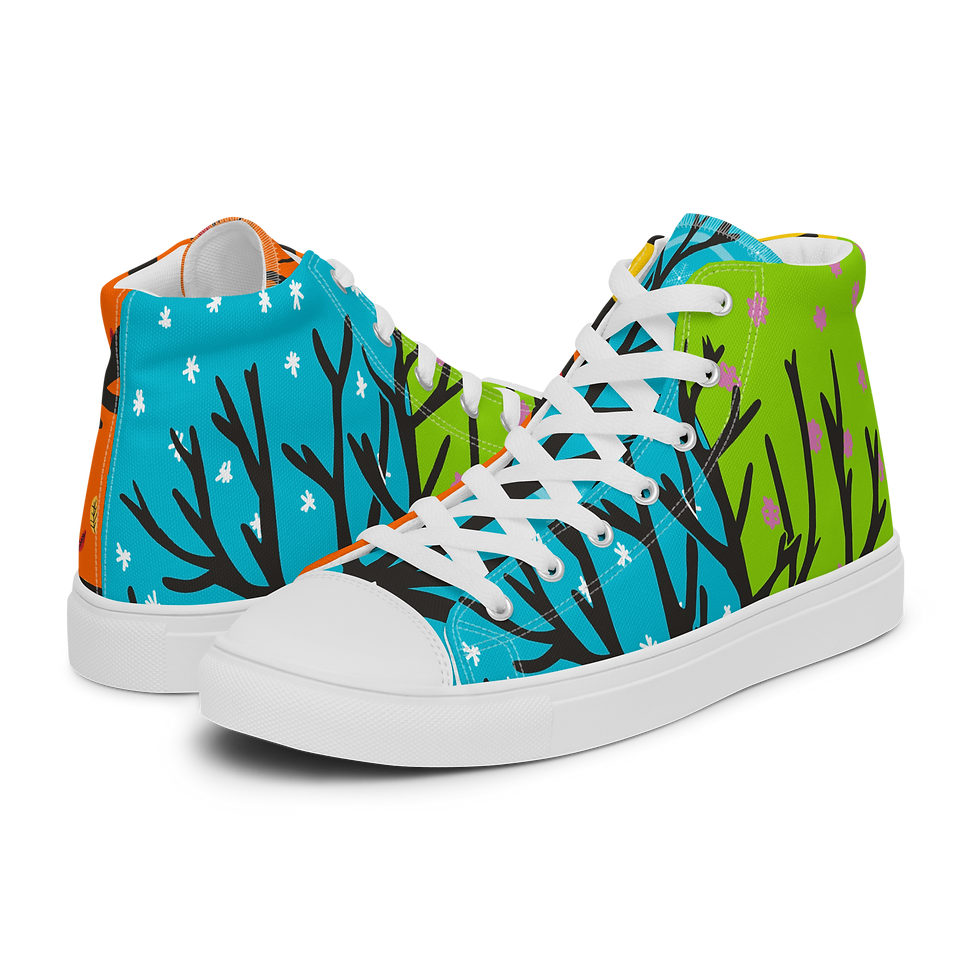 Thumbnail: High Top Canvas Shoes - Four Season Special Edition