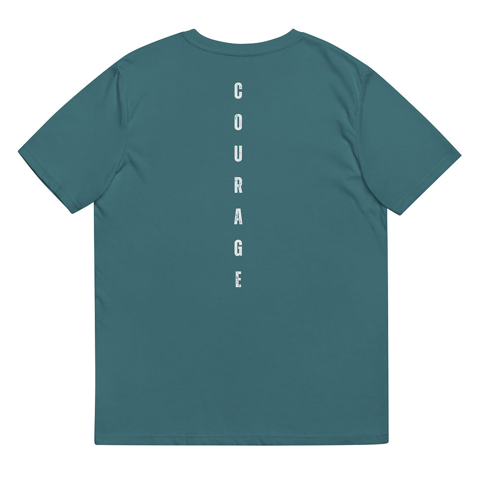 Thumbnail: courage Unisex organic cotton t-shirt