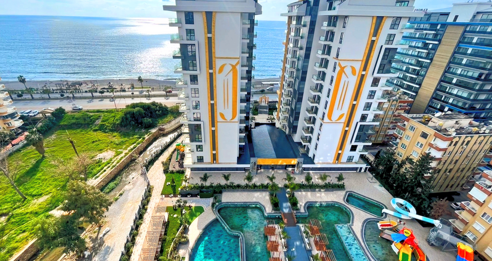 Квартира 2+1 с видом на море Cebeci Towers Mahmutlar