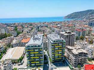 Sale 1+1 apartment  in Alanya Center Konak City Tower Residence