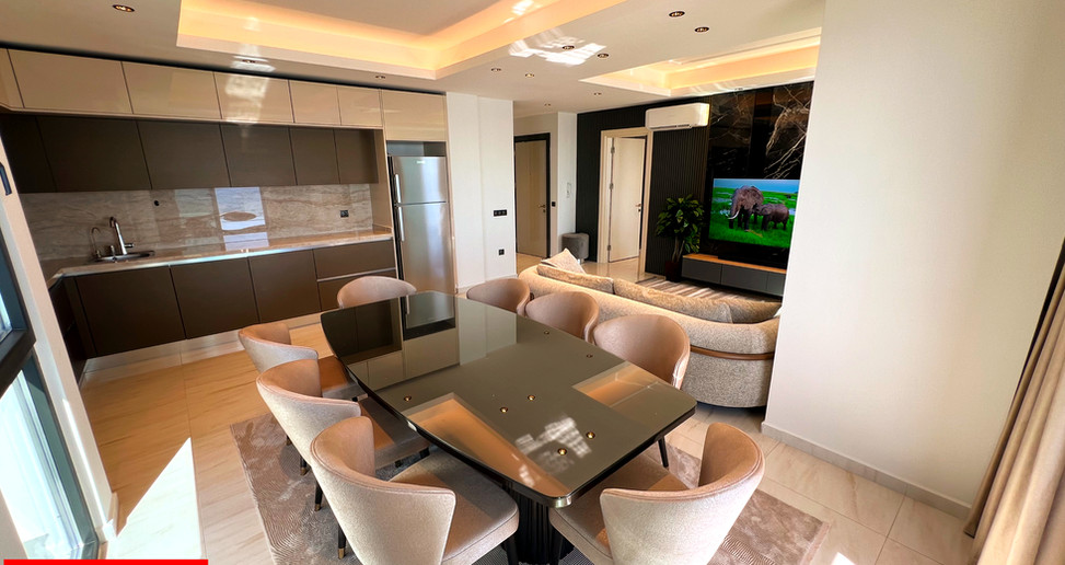 kvartira 3+1 cebeci towers alanya mahmutlar turciya