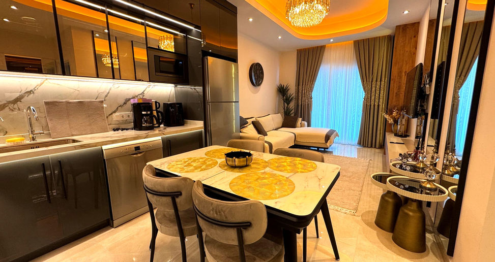 Yekta Kingdom Premium Residence Apartment Квартира кухня