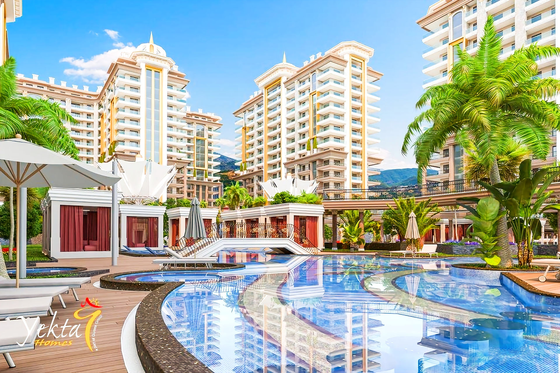 Yekta Kingdom Premium Trade Center Best Apartment Recidences for Rent in Mahmutlar Alanya