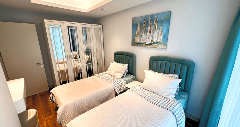 bedroom Apartment Cebeci Towers Mahmutlar