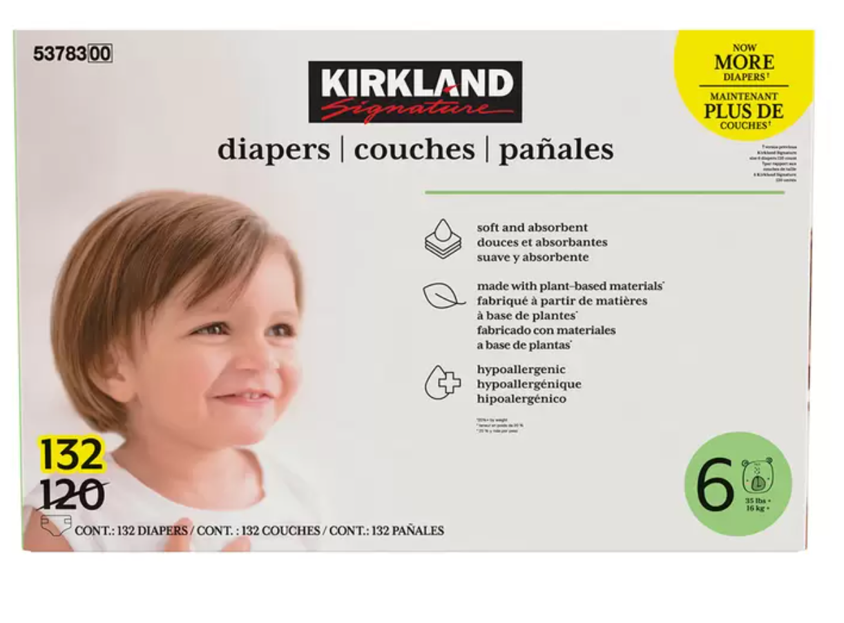 Kirkland Signature Pañales Etapa 6 Unisex 64 pzas