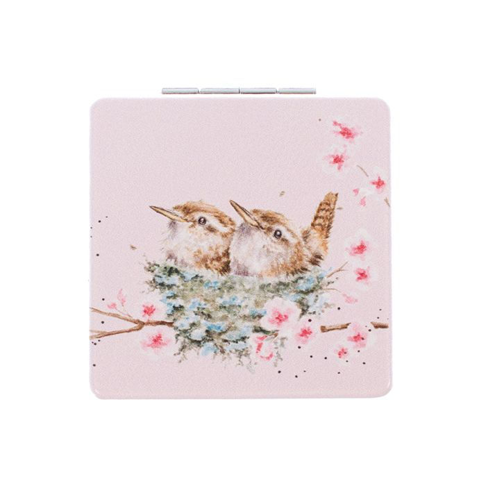 Wrendale 'Home Tweet Home' Pocket Mirror