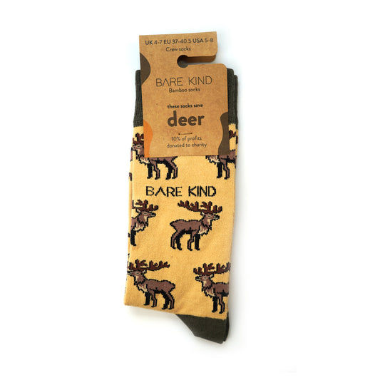 Bare Kind Deer Bamboo Socks