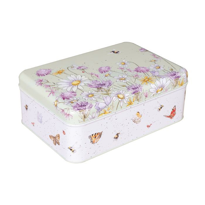 Wrendale Bee and Butterfly Rectangular Tin