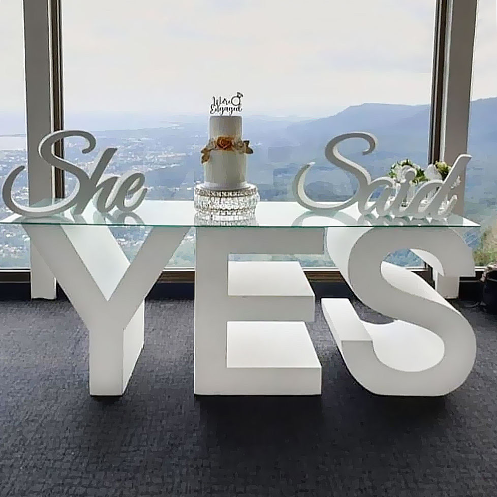 Thumbnail: She Said Yes Table Hire