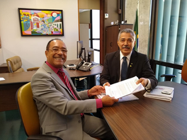 Presidente da cesb e do instituto INER é recebido em audiência pelo deputado Leonardo Monteiro