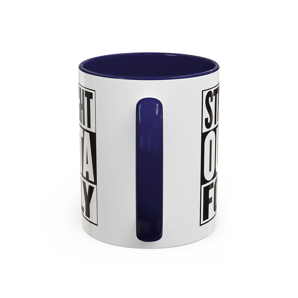 Thumbnail: Straight Outta Folly 2-Tone Coffee Mug