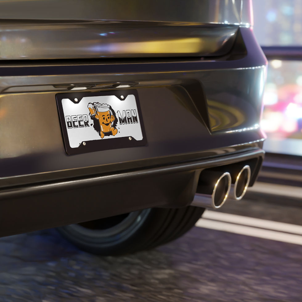 Thumbnail: Copy of Beer Man Vanity Plate