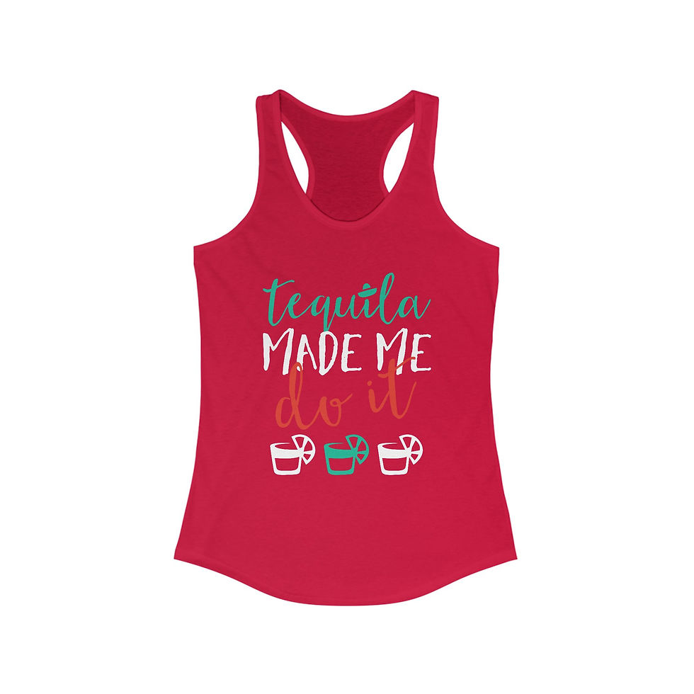 Thumbnail: Tequila Made Me Racerback Tank