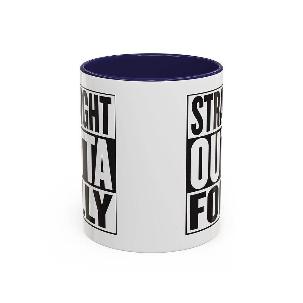 Thumbnail: Straight Outta Folly 2-Tone Coffee Mug