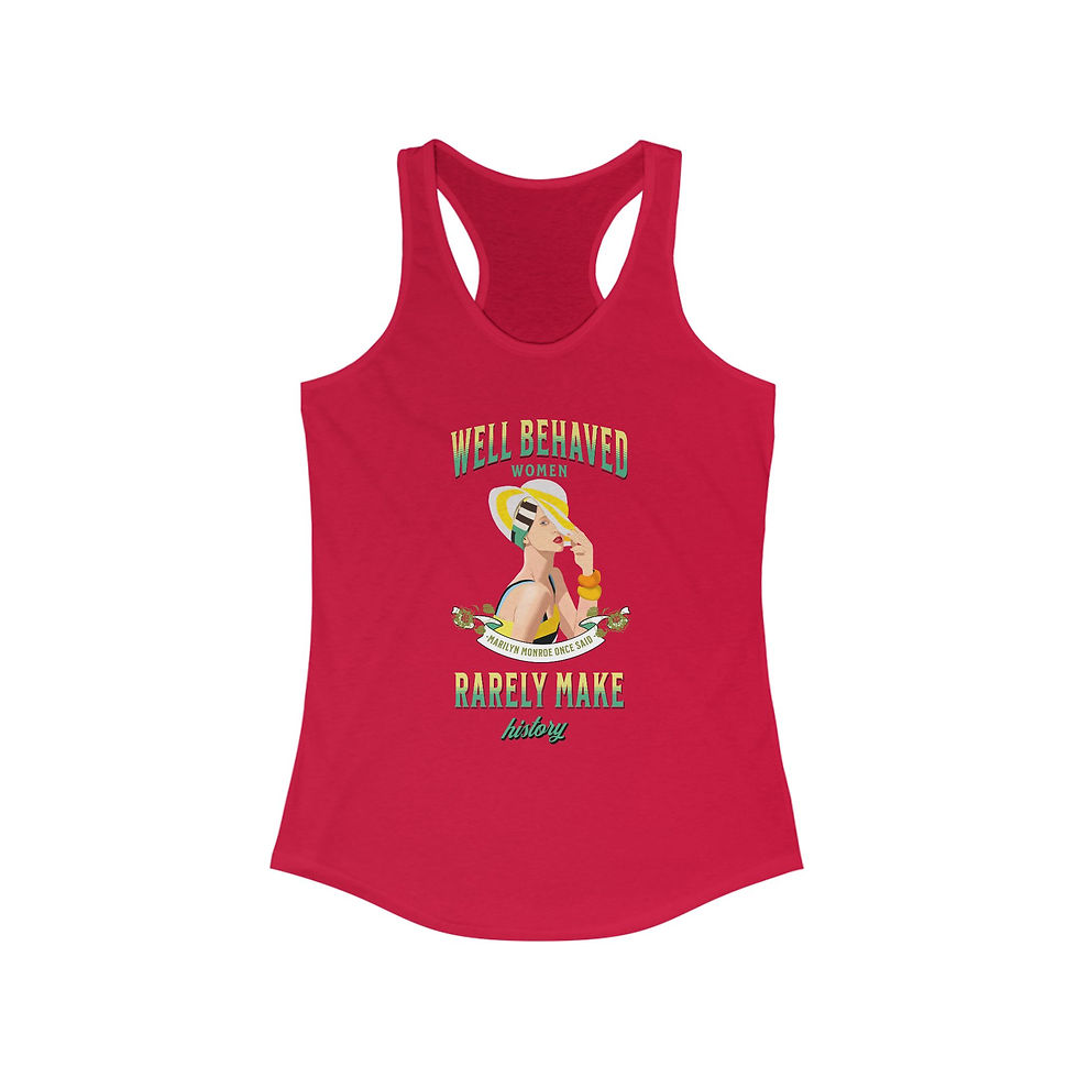 Thumbnail: Well Behaved Women Racerback Tank