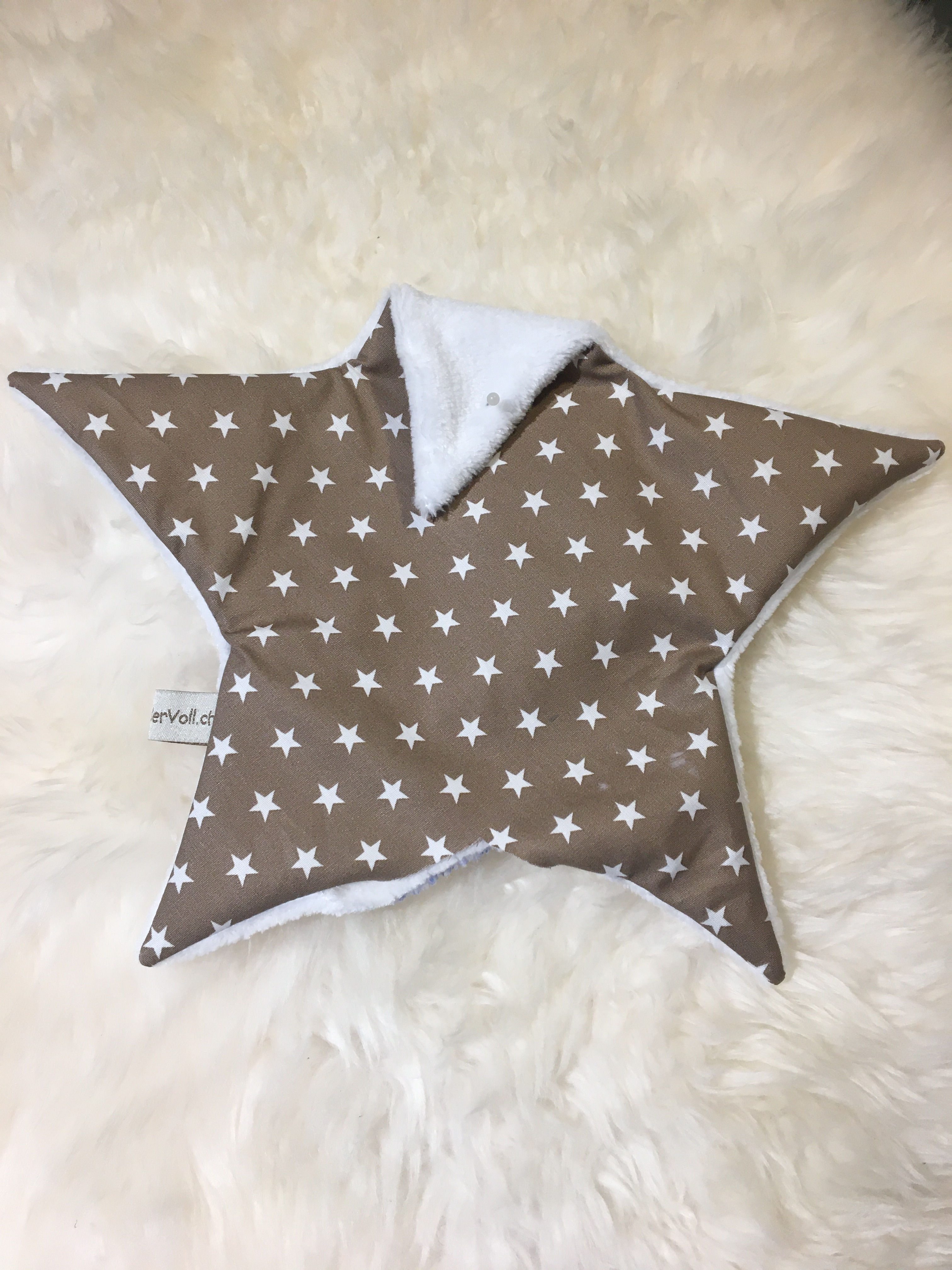 Musikdose Stern "Braun/Sternchen"