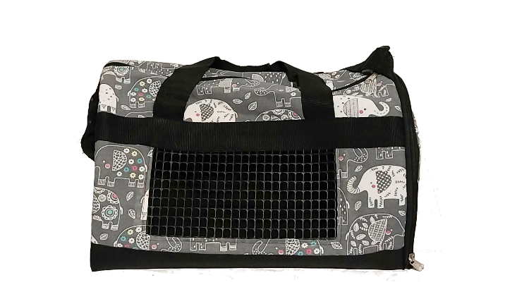 Bolso para traslado de mascotas modelo Viajeros Aptos cabina de avion marca Agata Amor