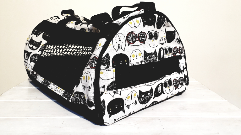 Miniatura: Bolso transportadoras de mascotas modelo Viajeros Aptos cabina de avion marca Agata Amor