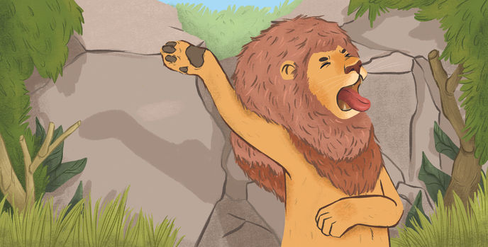 Lu Andrade children illustration book spread
