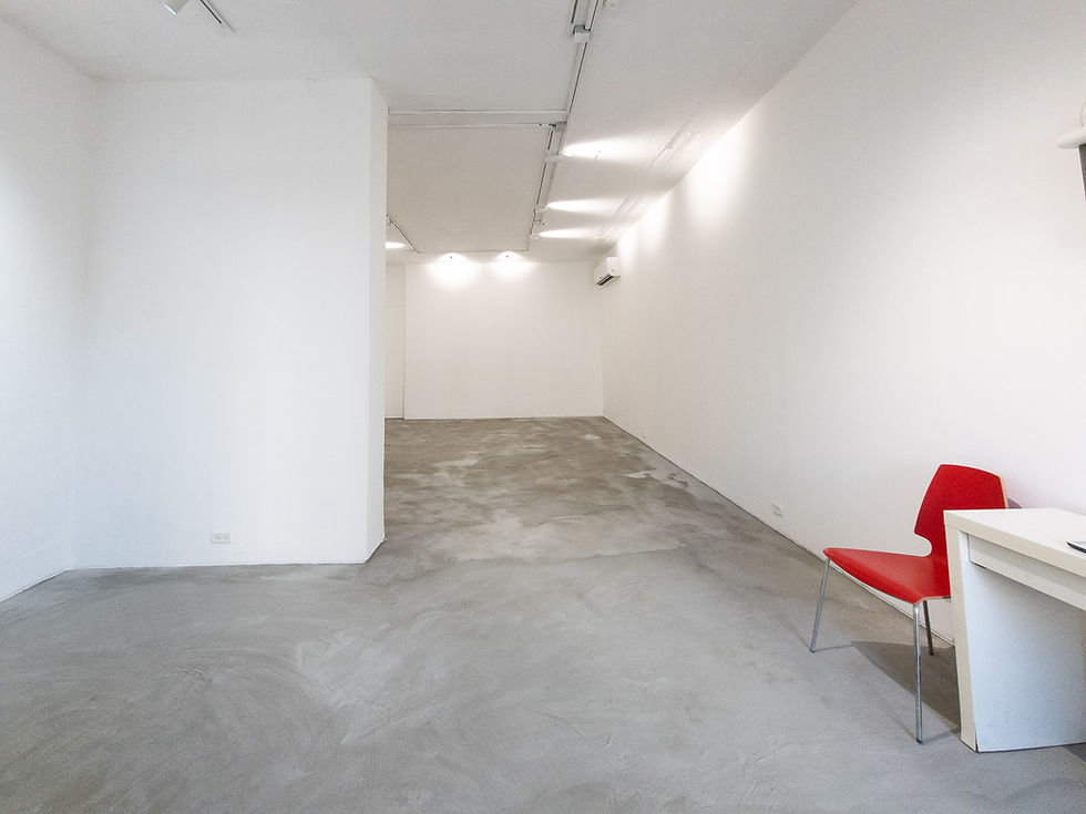 Empty gallery space