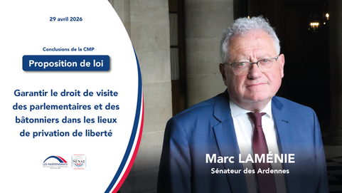Marc Laménie - Conclusions de la CMP - Garantir le droit de visite dans les lieux de privation de liberté