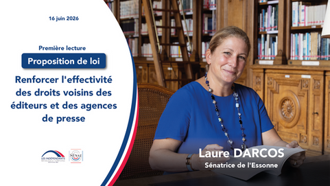 Laure Darcos - Renforcer l'effectivité des droits voisins des éditeurs et des agences de presse