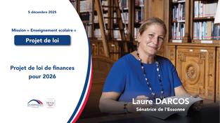 Laure Darcos - Projet de loi de finances pour 2026 - Mission Enseignement scolaire
