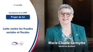 Marie-Claude Lermytte - Conclusions de la CMP - Lutte contre les fraudes sociales et fiscales
