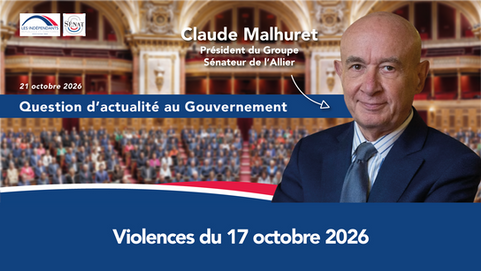 Claude Malhuret - QAG - Violences du 17 octobre 2026