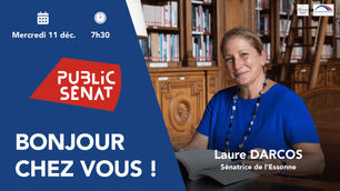 Laure Darcos, invitée de la matinale de Public Sénat
