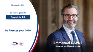 Emmanuel Capus - Projet de loi de finances pour 2026 - Discussion générale