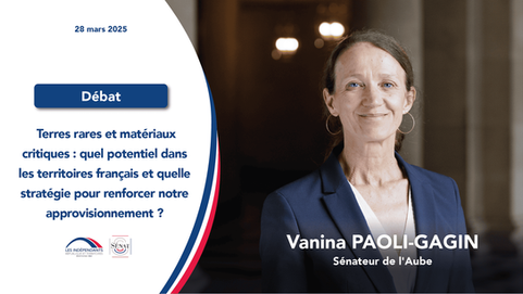 Vanina Paoli-Gagin : Terres rares et matériaux critiques
