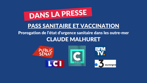 Claude Malhuret : Pass sanitaire et les anti-vax