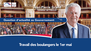 Jean-Pierre Grand - QAG - Travail des boulangers le 1er mai