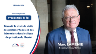 Marc Laménie - Garantir le droit de visite dans les lieux de privation de liberté