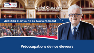 Daniel Chasseing - QAG - Préoccupations de nos éleveurs