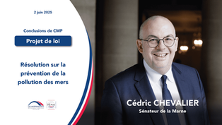 Cédric Chevalier : Résolution sur la prévention de la pollution des mers