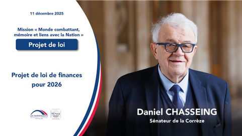 Daniel Chasseing - Projet de loi de finances pour 2026 - Mission Monde combattant, mémoire et liens avec la Nation