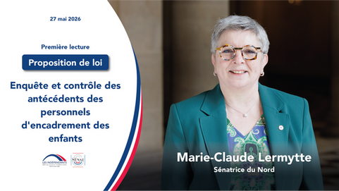 Marie-Claude Lermytte - Enquête et contrôle des antécédents des personnels d'encadrement des enfants