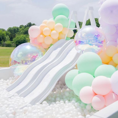 ball pit with slide and balloons in Munster IN - ELayUps