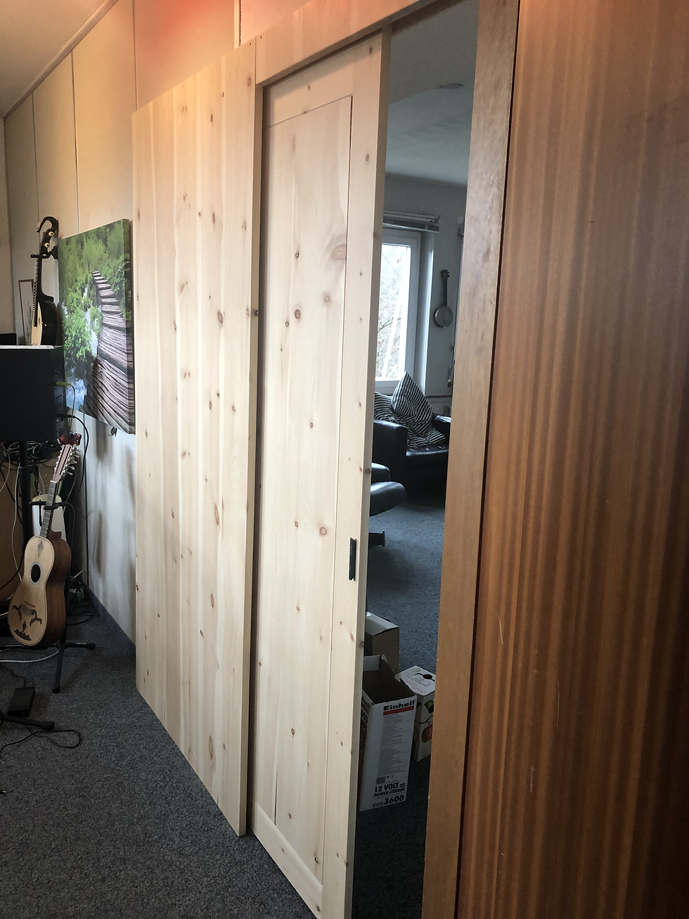 Porte à galandage (coulissante)