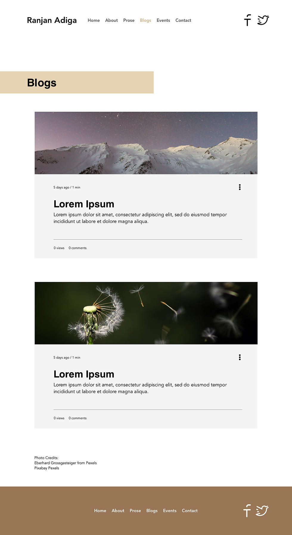 Blogs