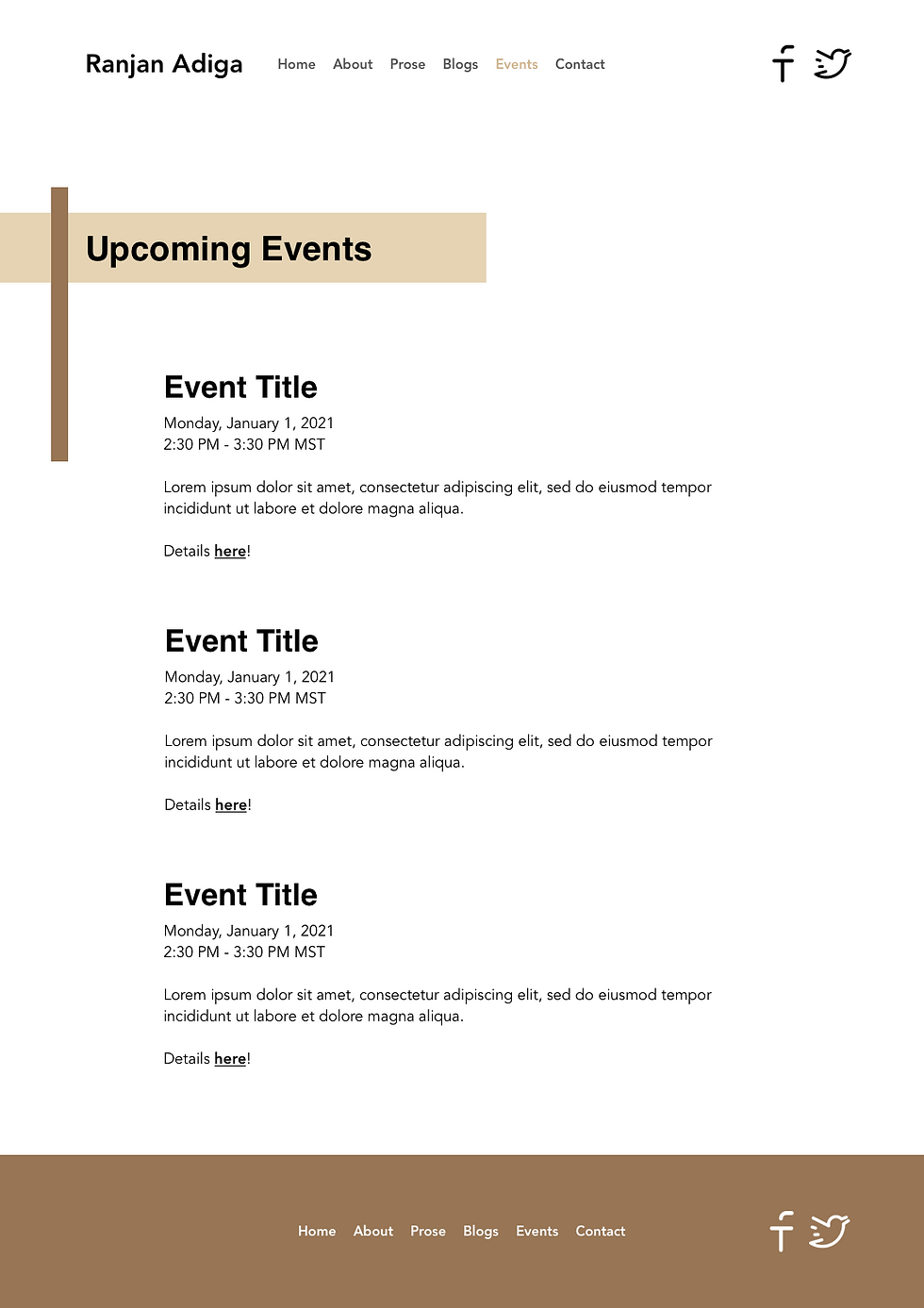 Events