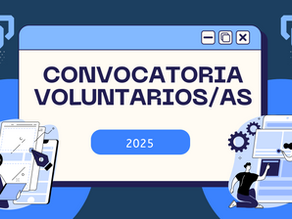 Convocatoria Voluntarios/as 2025