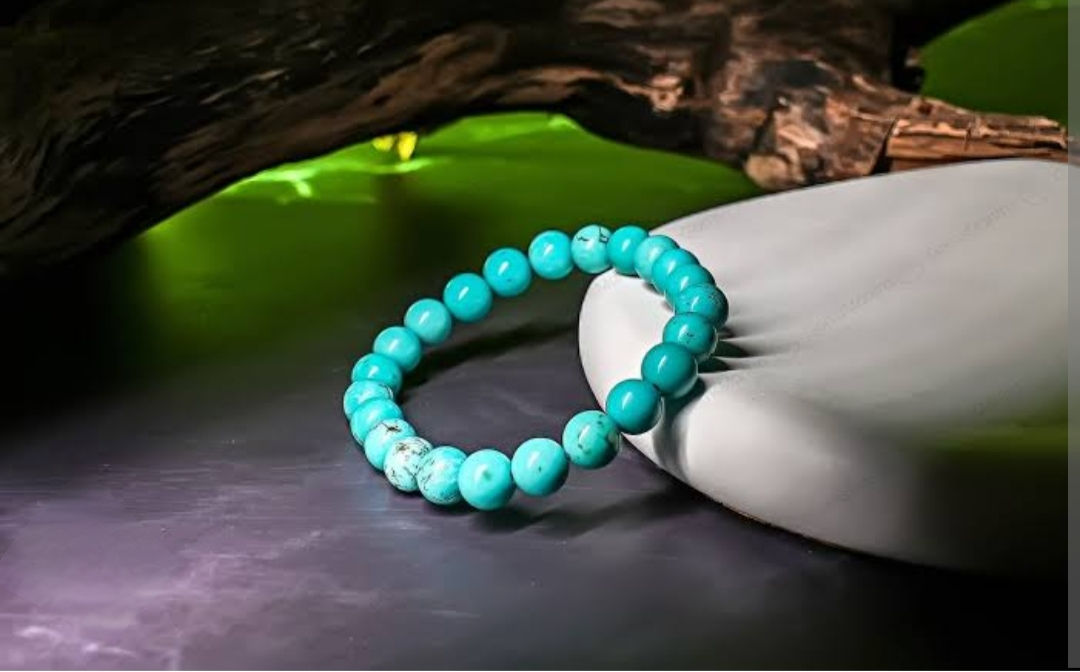 Turquoise bracelet.